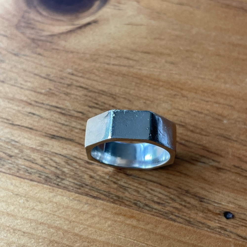 Heavy, Solid Sterling Silver Ring - image 4